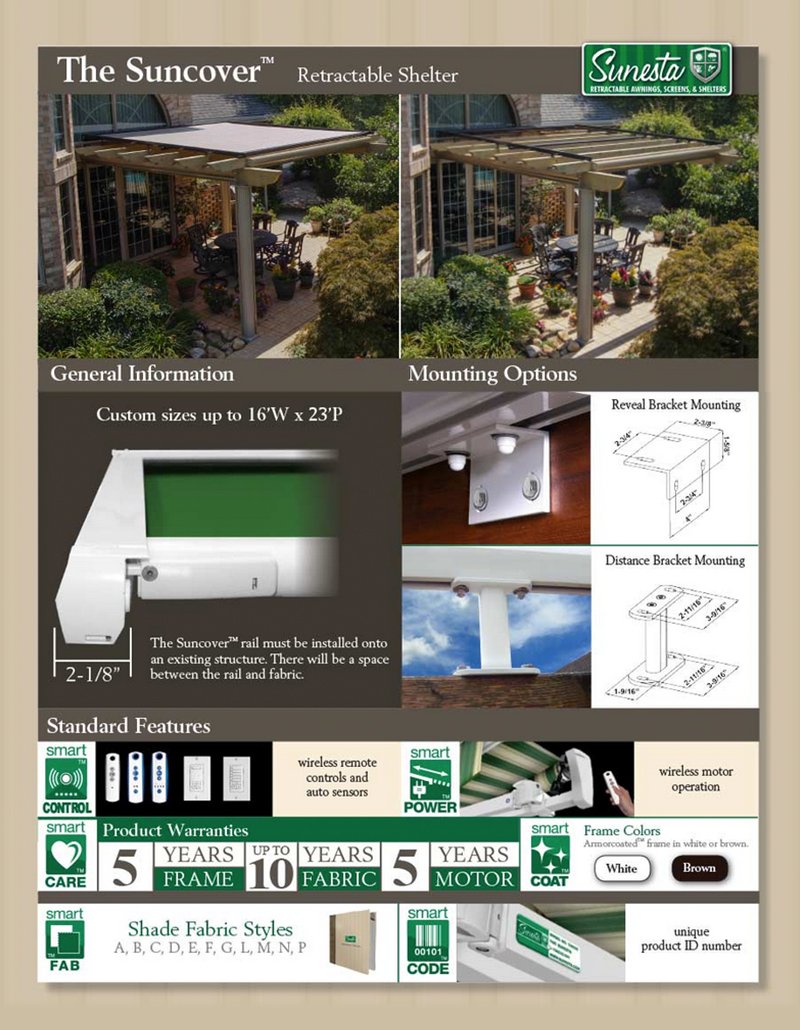 Retractable Awning Feature Of The Suncover